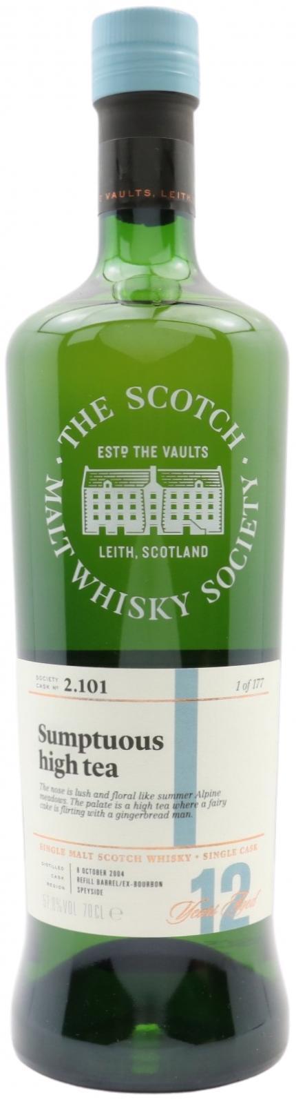 Glenlivet 2004 SMWS 2.101  Sumptuous high tea