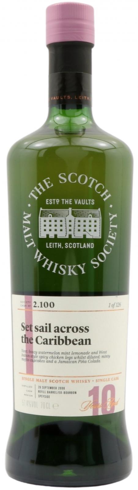 Glenlivet 2006 SMWS 2.100  Set sail across the Caribbean