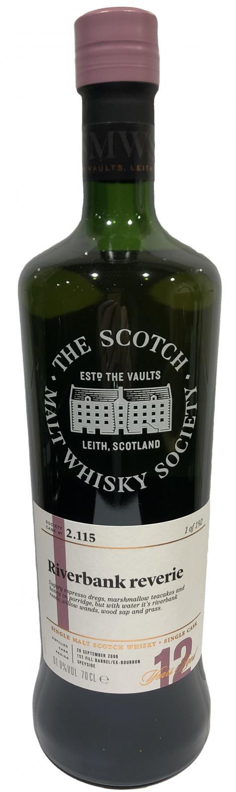 Glenlivet 2006 SMWS 2.115  Riverbank reverie