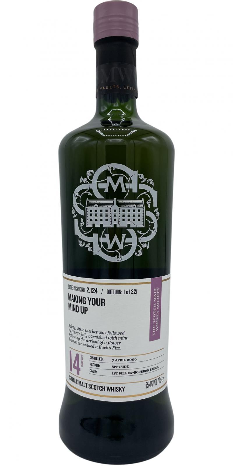 Glenlivet 2006 SMWS 2.124  Making your mind up