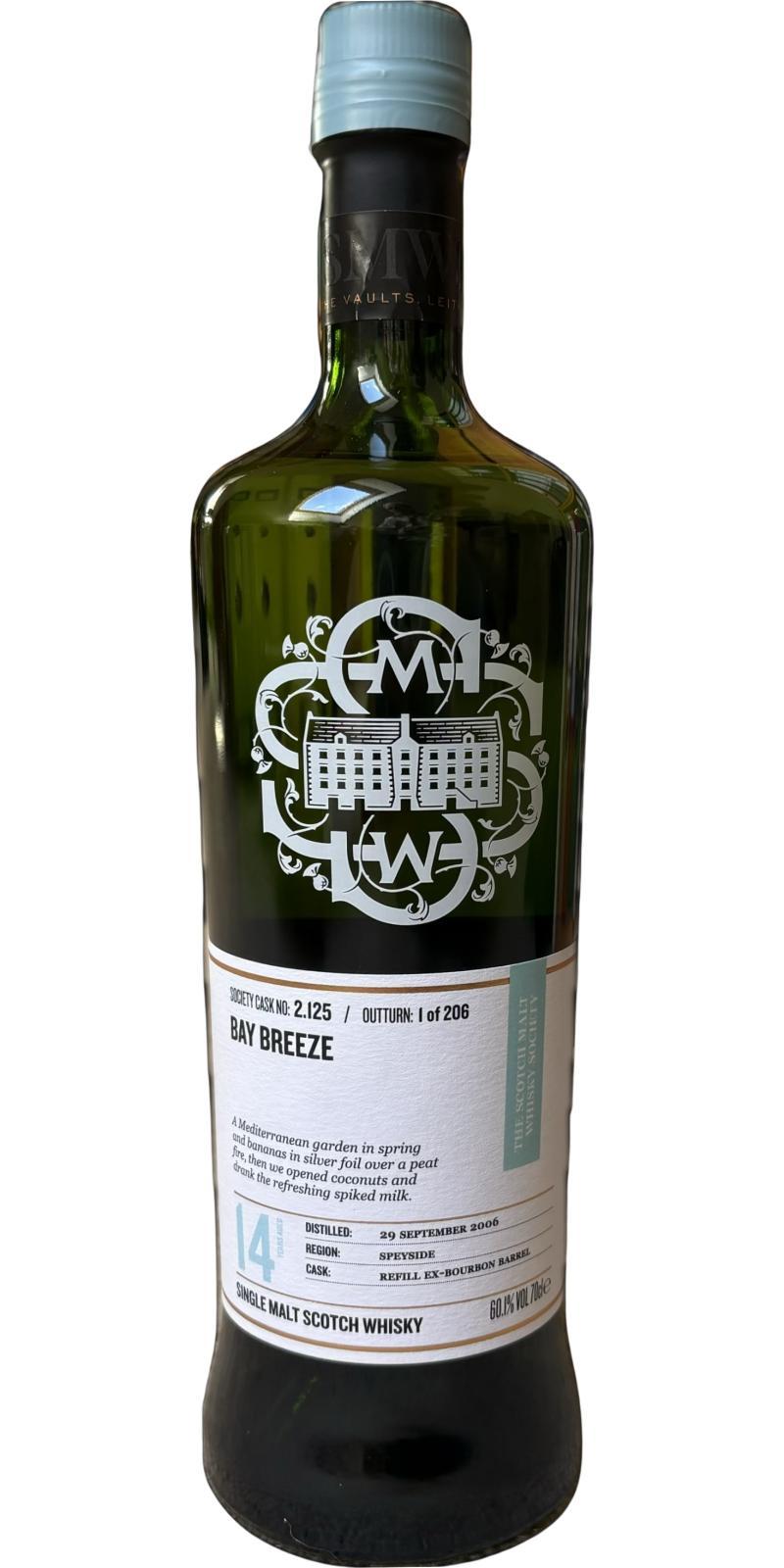 Glenlivet 2006 SMWS 2.125  Bay breeze