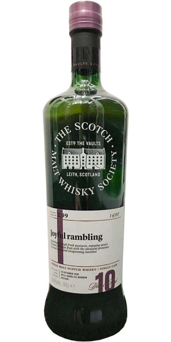 Glenlivet 2006 SMWS 2.99  Joyful rambling