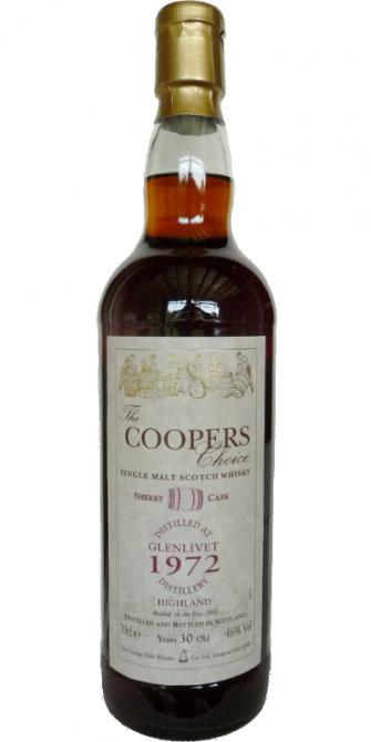Glenlivet 1972 VM  The Cooper's Choice