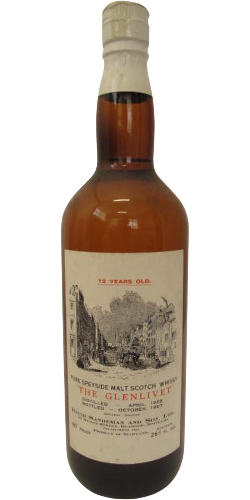 Glenlivet 1955 UD  Pure Speyside Malt Scotch Whisky