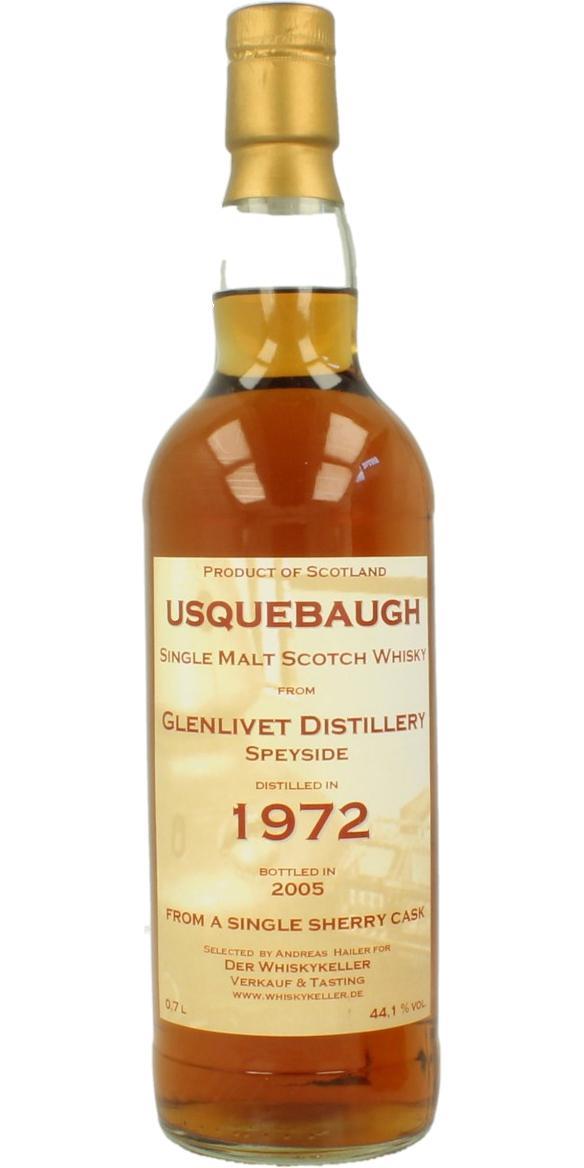 Glenlivet 1972 UD  Usquebaugh