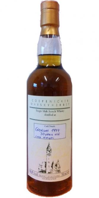Glenlivet 1977 UD  Coepenicker Whiskyherbst
