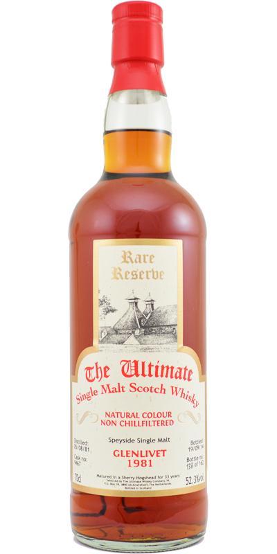 Glenlivet 1981 vW  The Ultimate - Rare Reserve