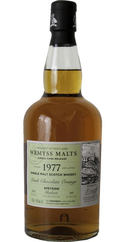 Glenlivet 1977 Wy  Dark Chocolate Orange