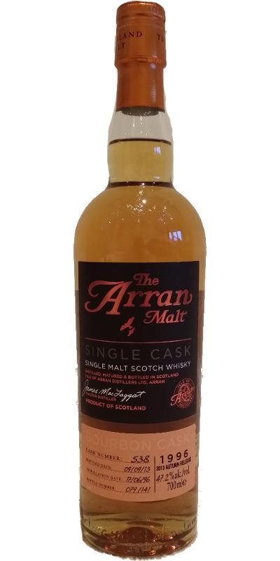 Arran 1996 Single Cask - 2013 Autumn Release