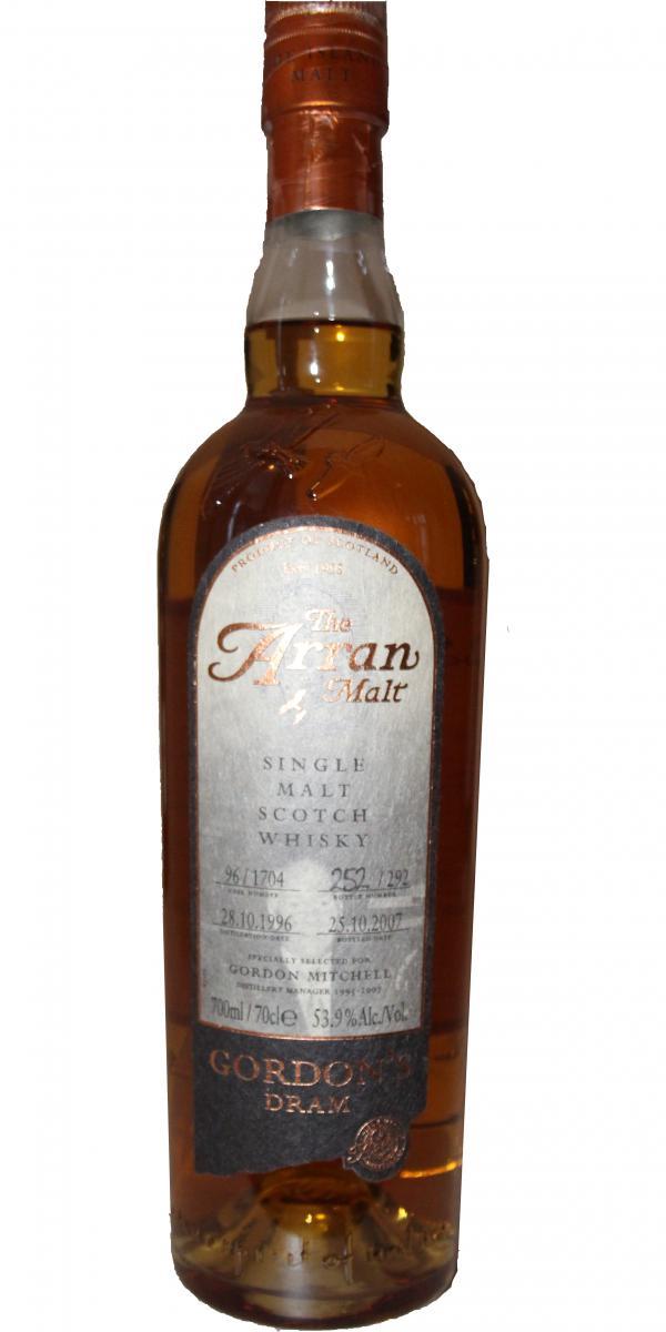 Arran 1996 Gordon's Dram