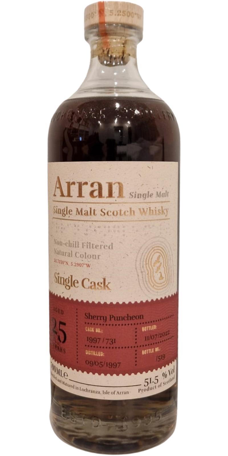 Arran 1997 Single Cask