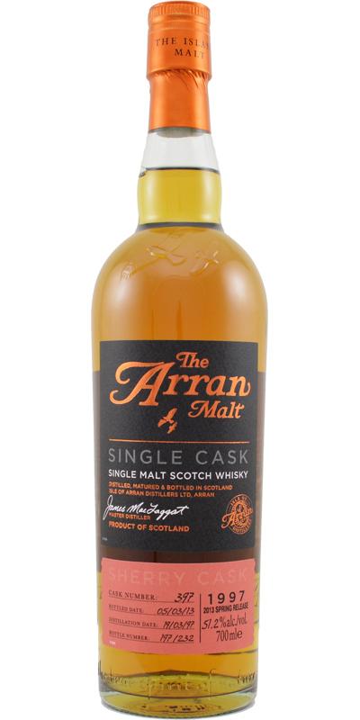 Arran 1997 Sherry Cask - 2013 Spring Release