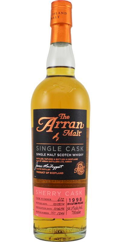 Arran 1998 Single Cask - 2014 Autumn Release