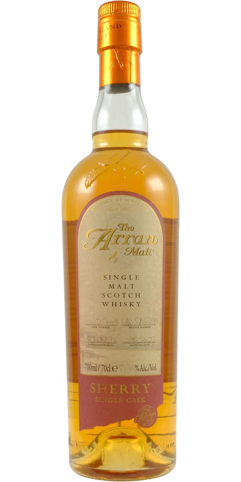 Arran 1998 Sherry - Single Cask