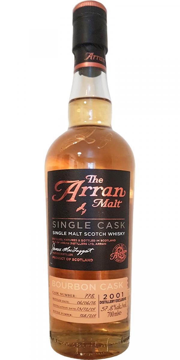 Arran 2001 Bourbon - Single Cask