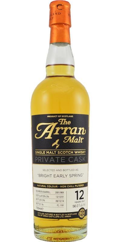 Arran 2001 Private Cask