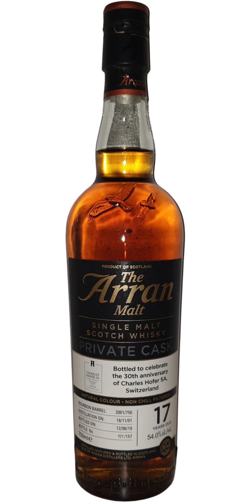 Arran 2001 Private Cask