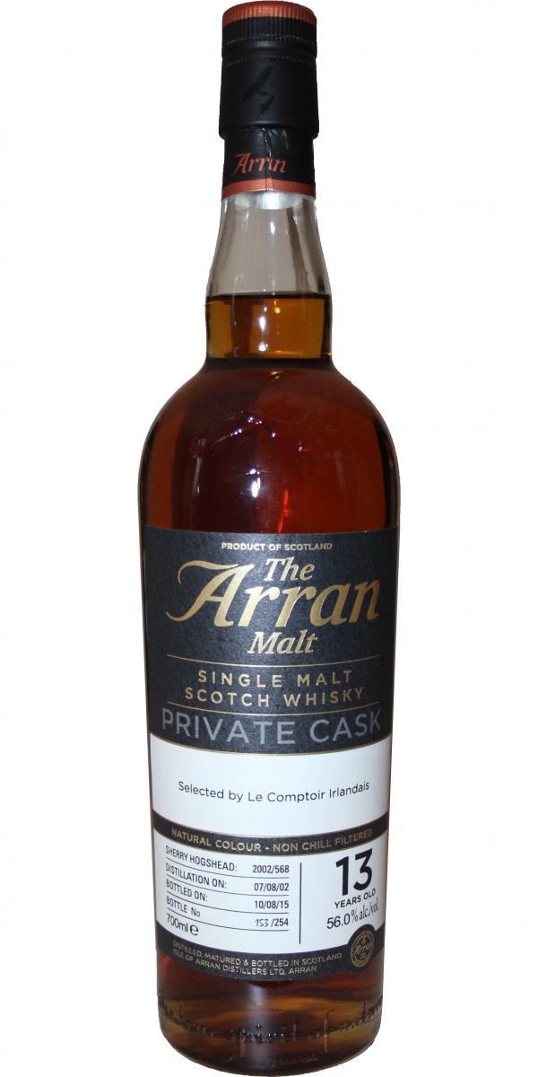 Arran 2002 Private Cask