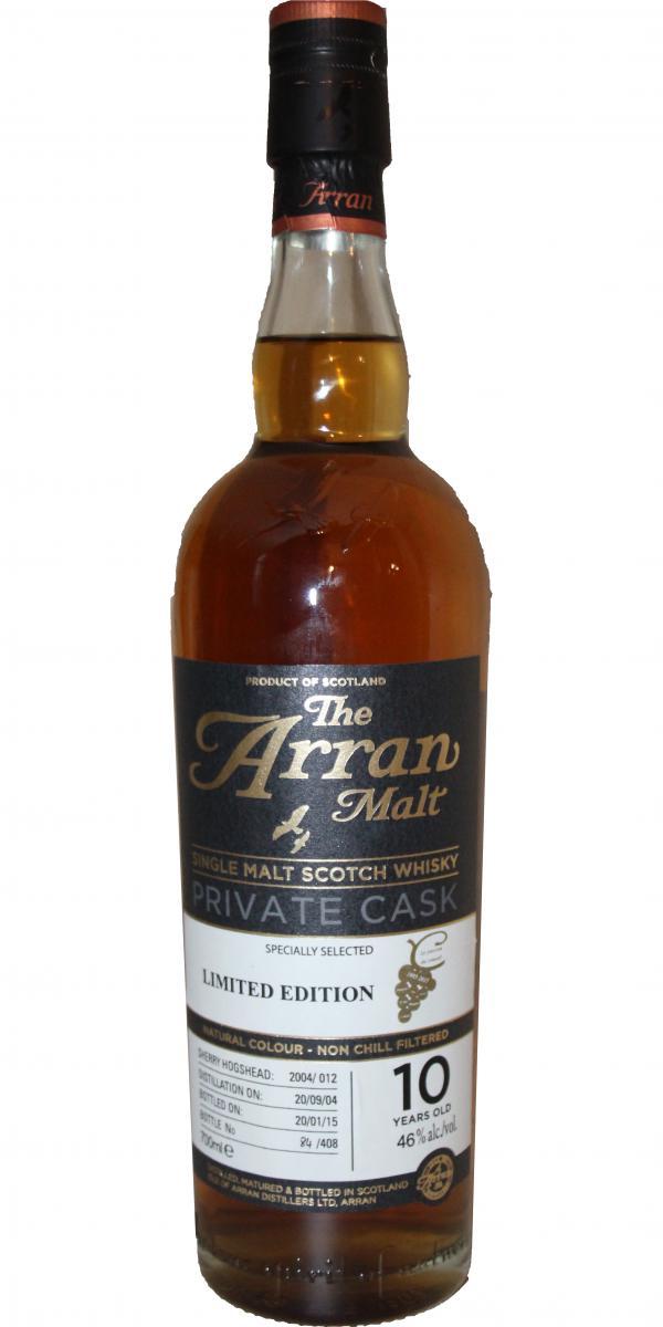 Arran 2004 Private Cask