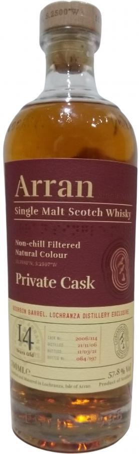 Arran 2006 Private Cask