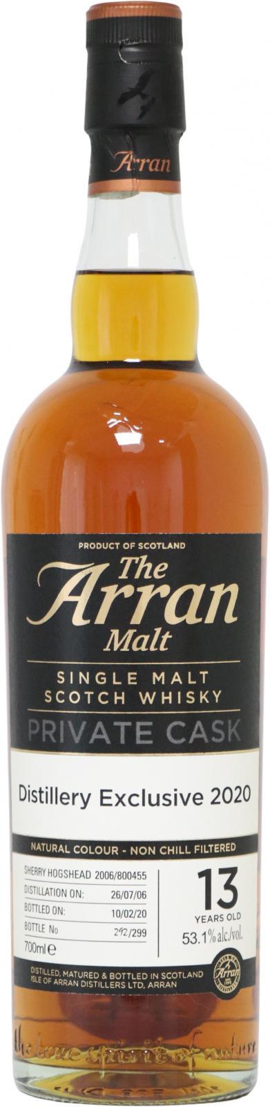 Arran 2006 Private Cask