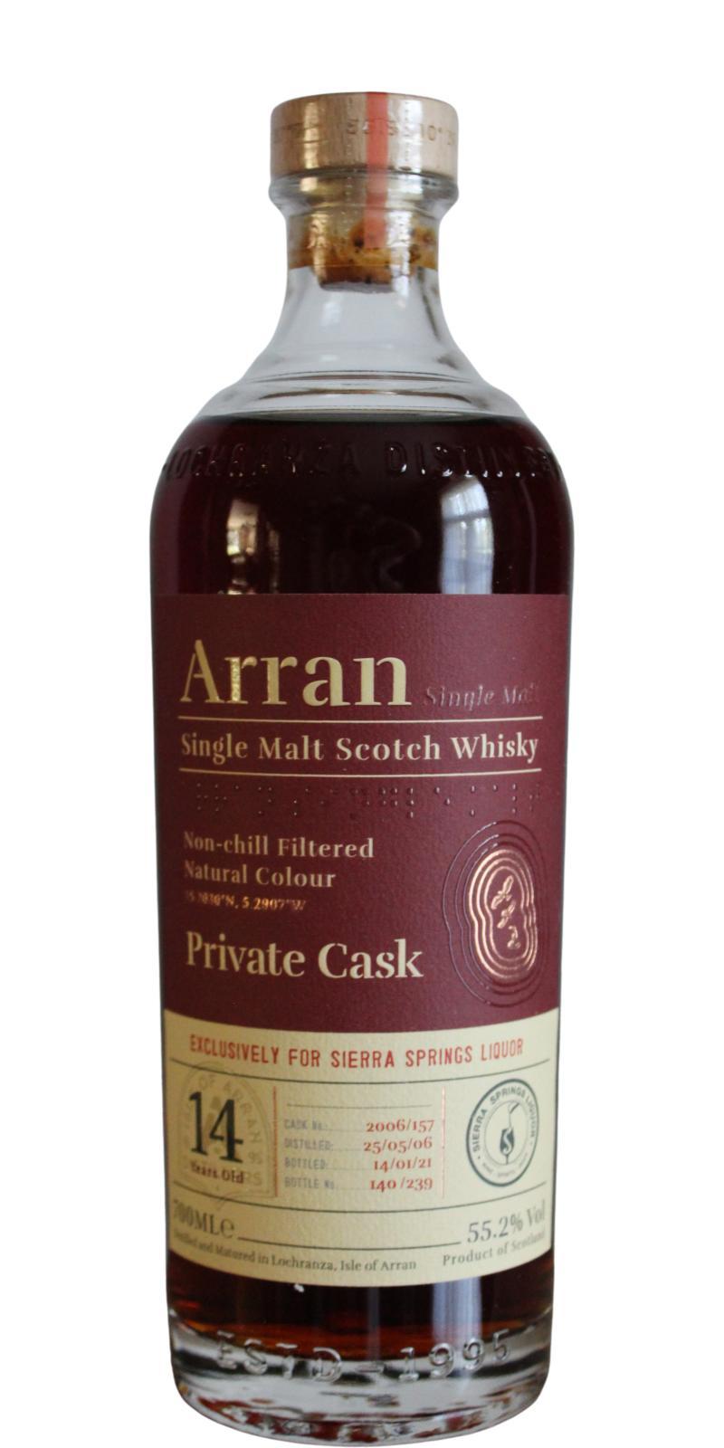 Arran 2006 Private Cask