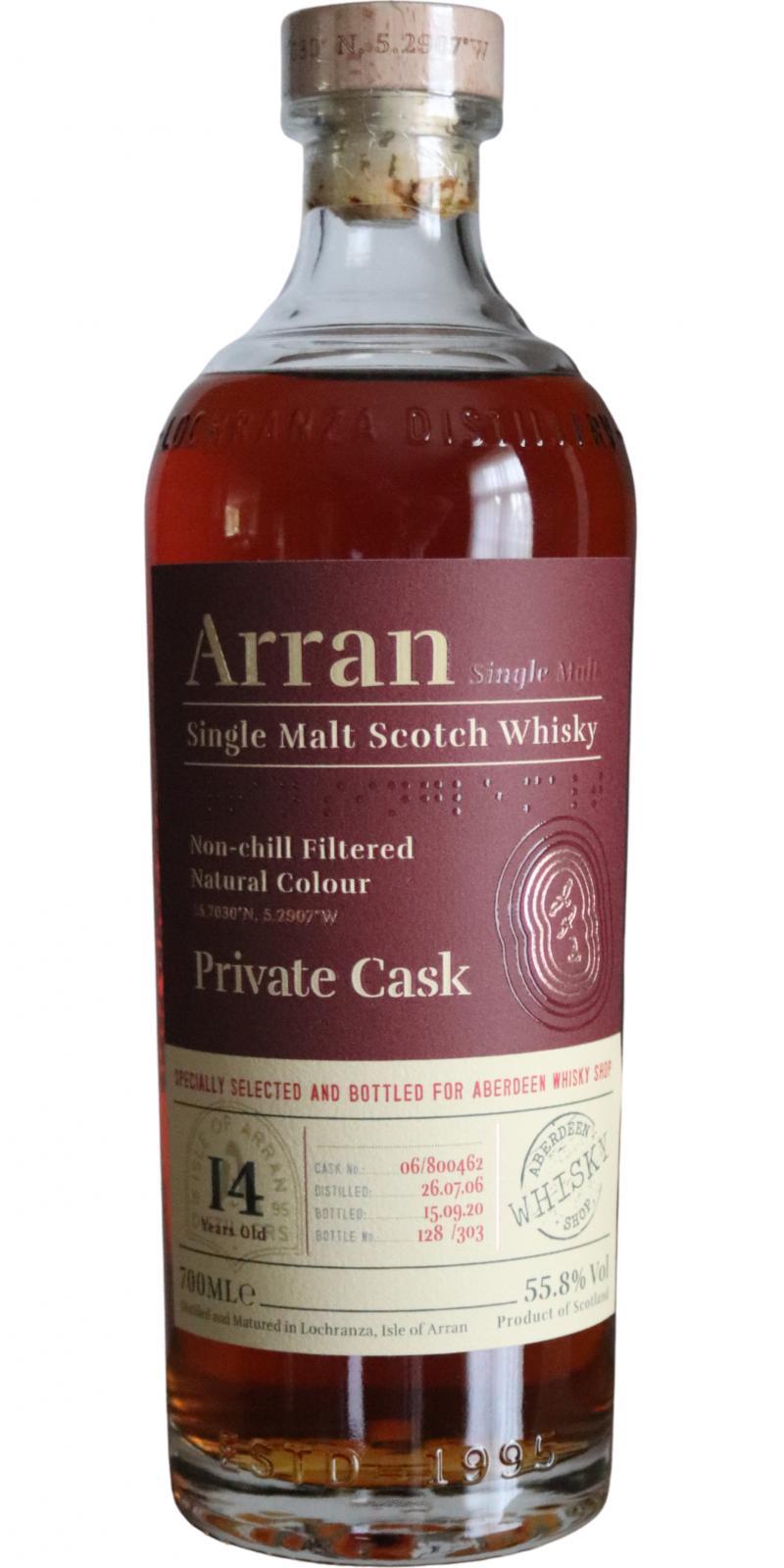 Arran 2006 Private Cask