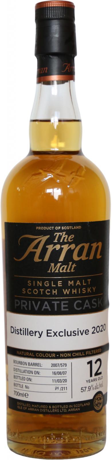 Arran 2007 Distillery Exclusive