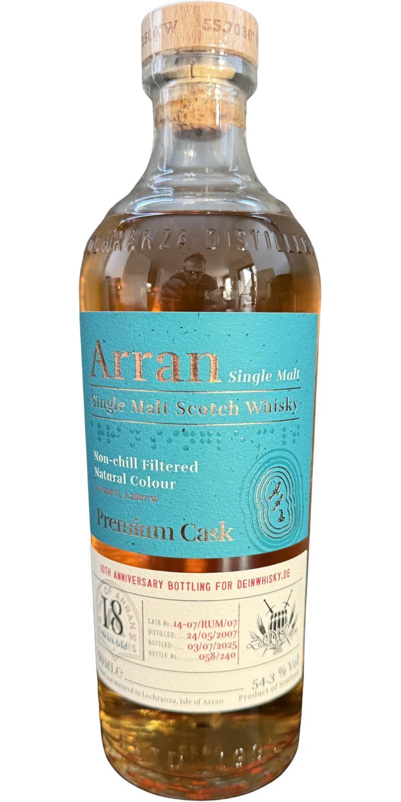 Arran 2007 Premium Cask