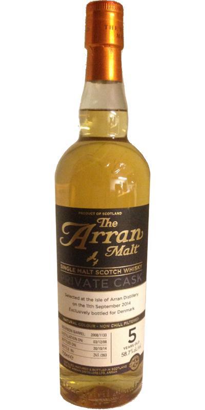 Arran 2008 Private Cask - Peated