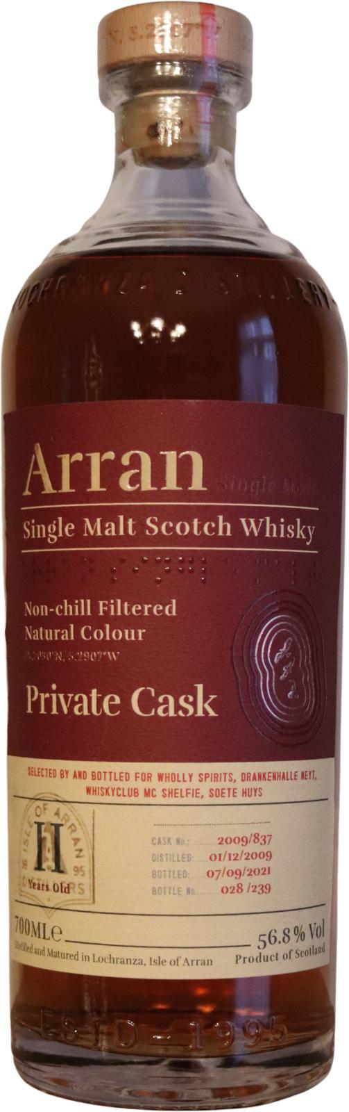 Arran 2009 Private Cask