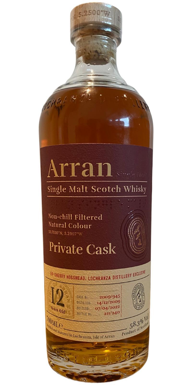 Arran 2009 Private Cask