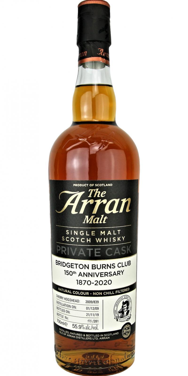 Arran 2009 Private Cask