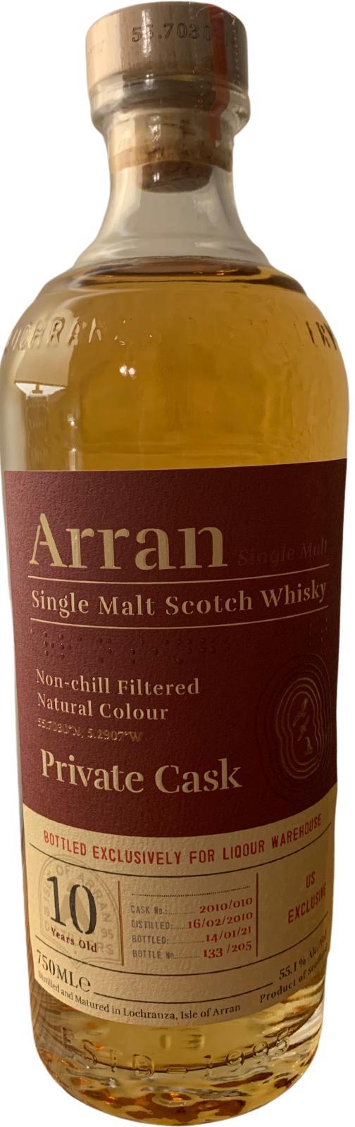 Arran 2010 Private Cask
