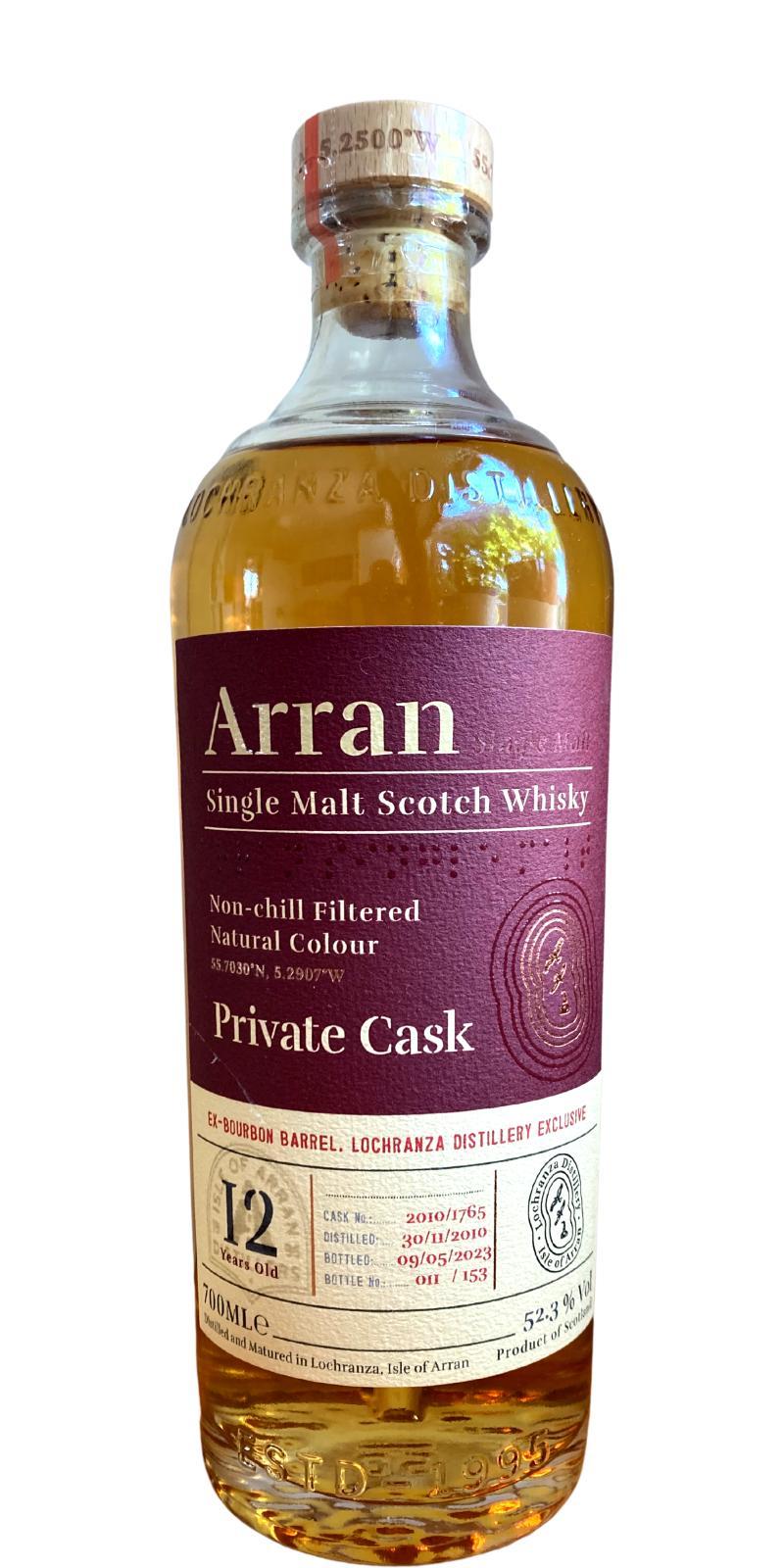 Arran 2010 Private Cask - Distillery Exclusive