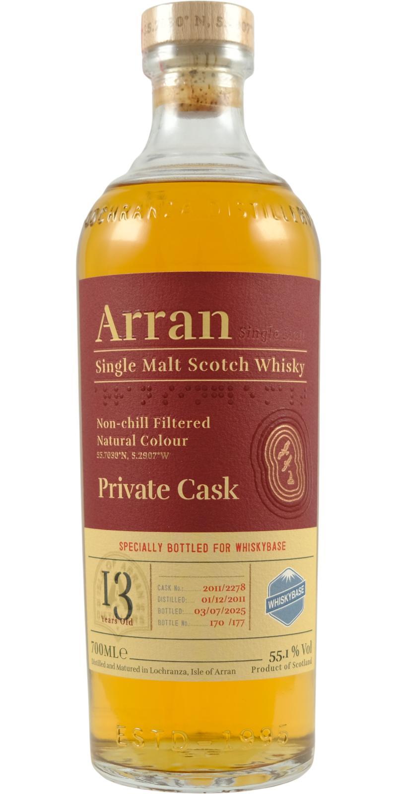 Arran 2011 Private Cask