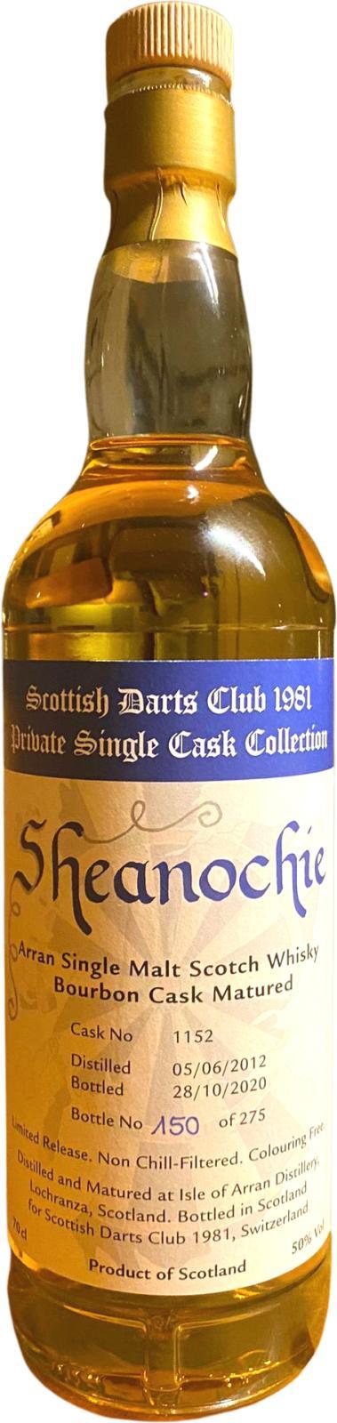 Arran 2012 Sheanochie - Private Single Cask Collection