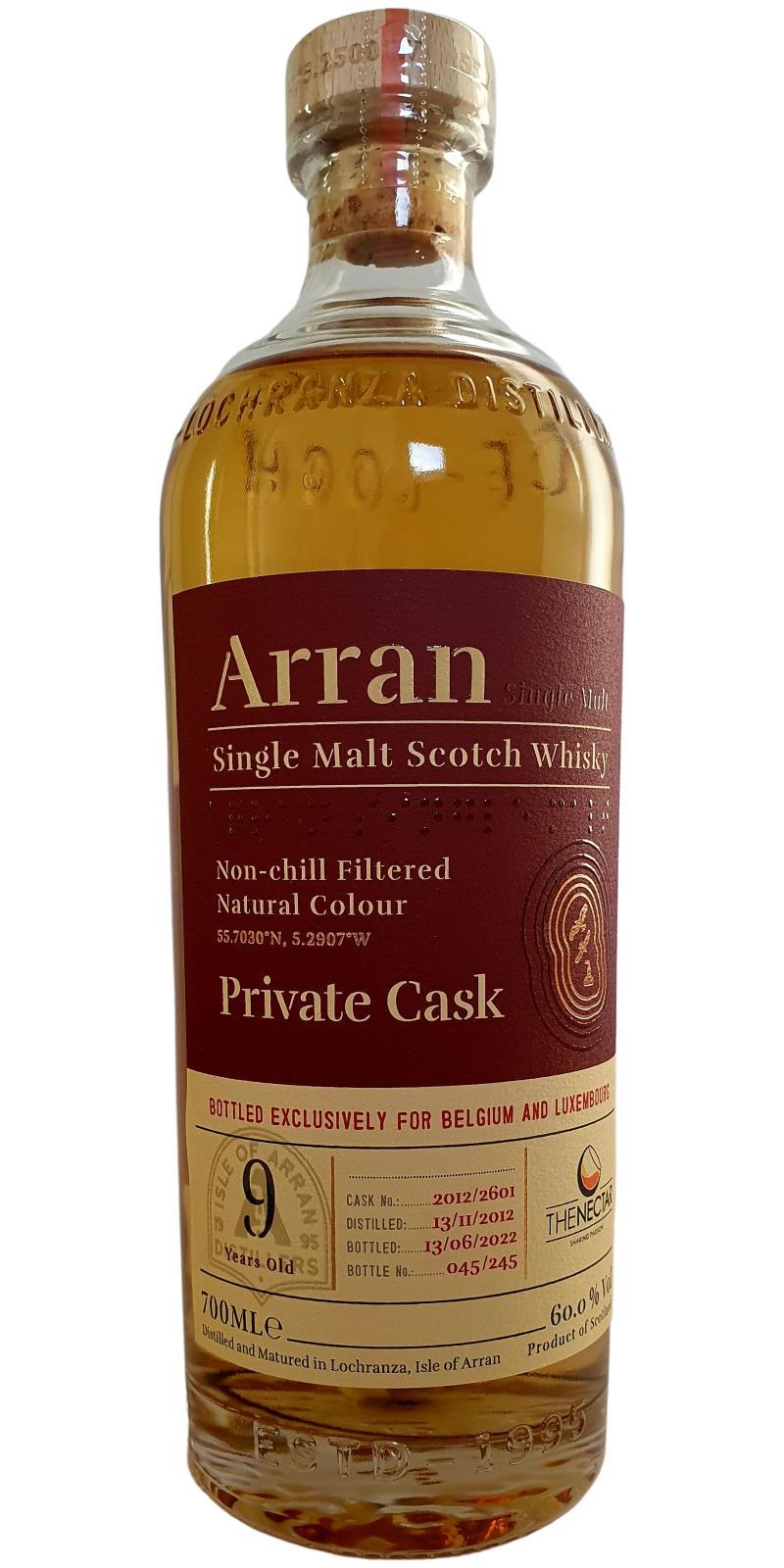 Arran 2012 Private Cask