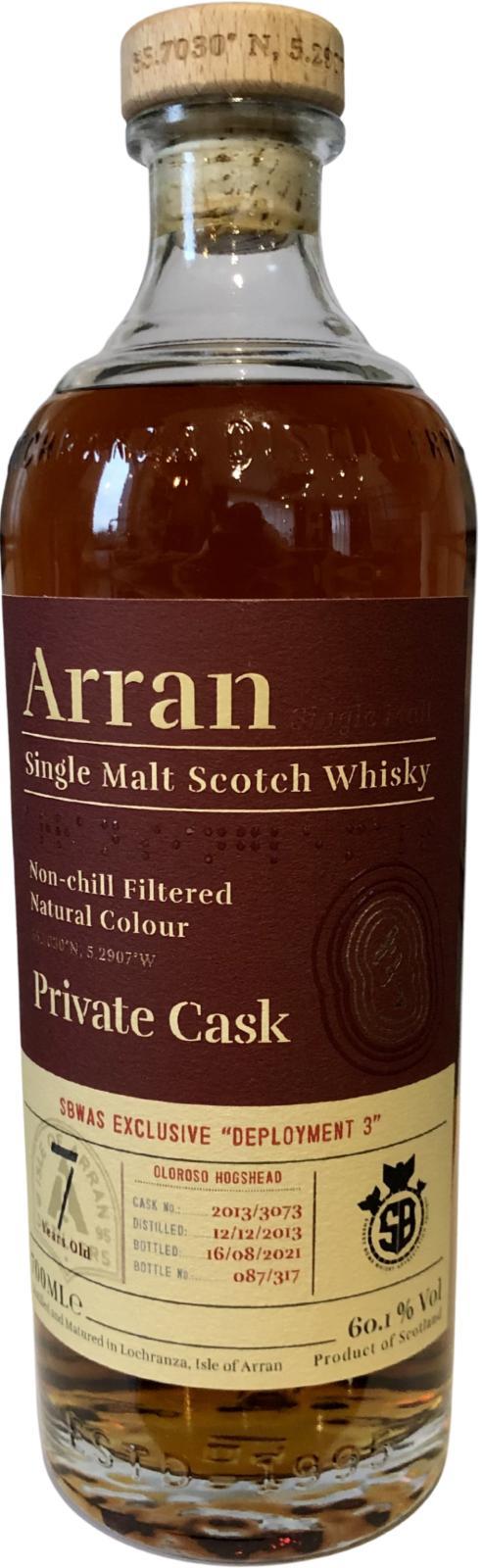 Arran 2013 Private Cask