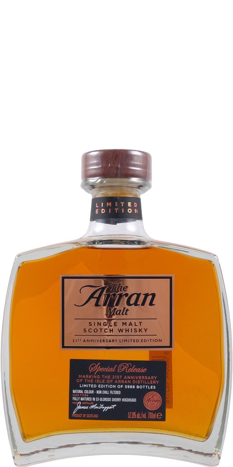 Arran 21st Anniversary Limited Edition