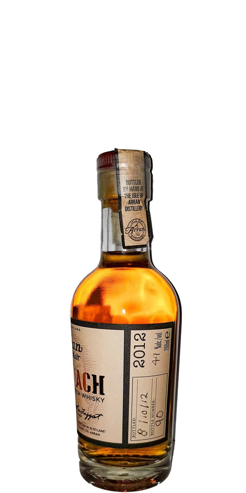 Arran Arranach Bottled by hand at the distillery