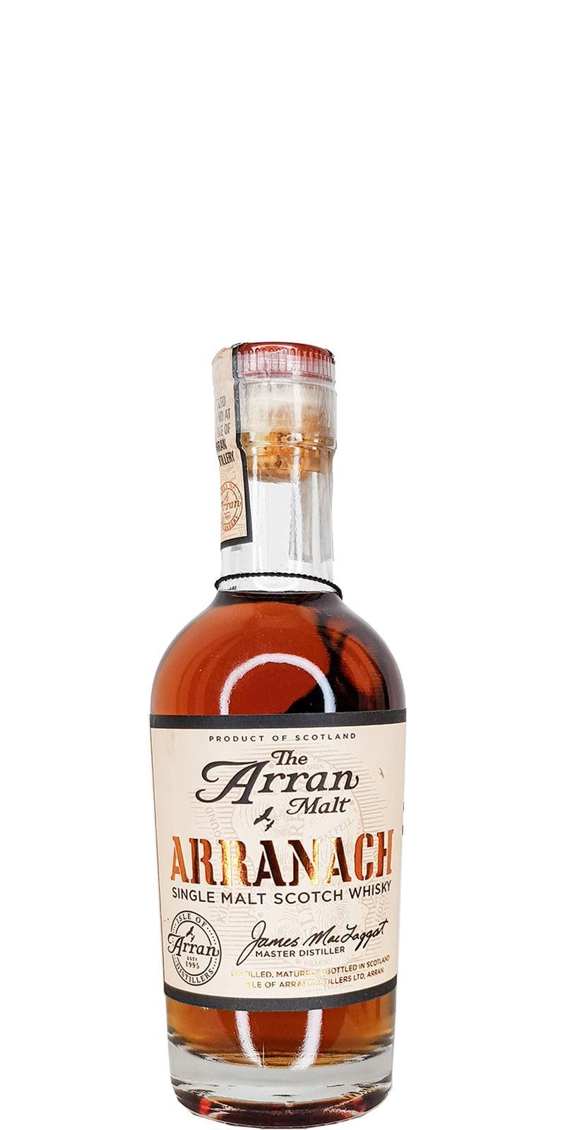 Arran Arranach Bottled by hand at the distillery