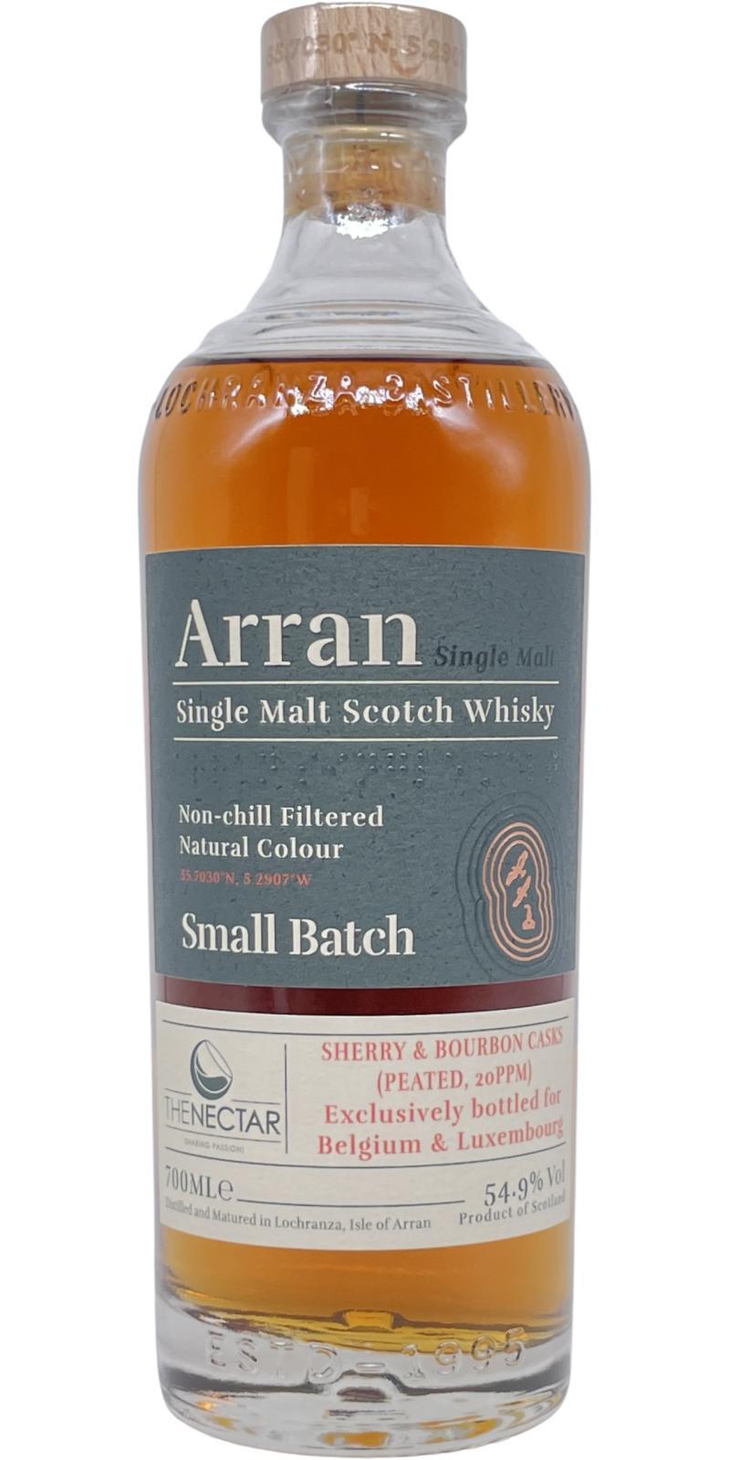 Arran Peated Sherry & Bourbon Cask Small Batch BeLux