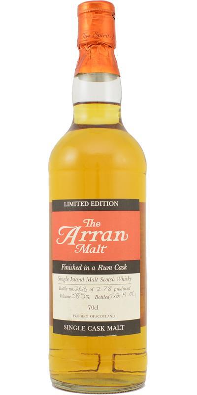 Arran Rum Cask Limited Edition - Single Cask Malt