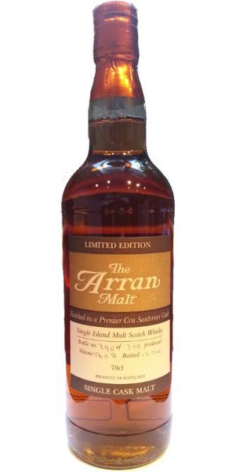 Arran Sauternes Cask Limited Edition - Single Cask Malt