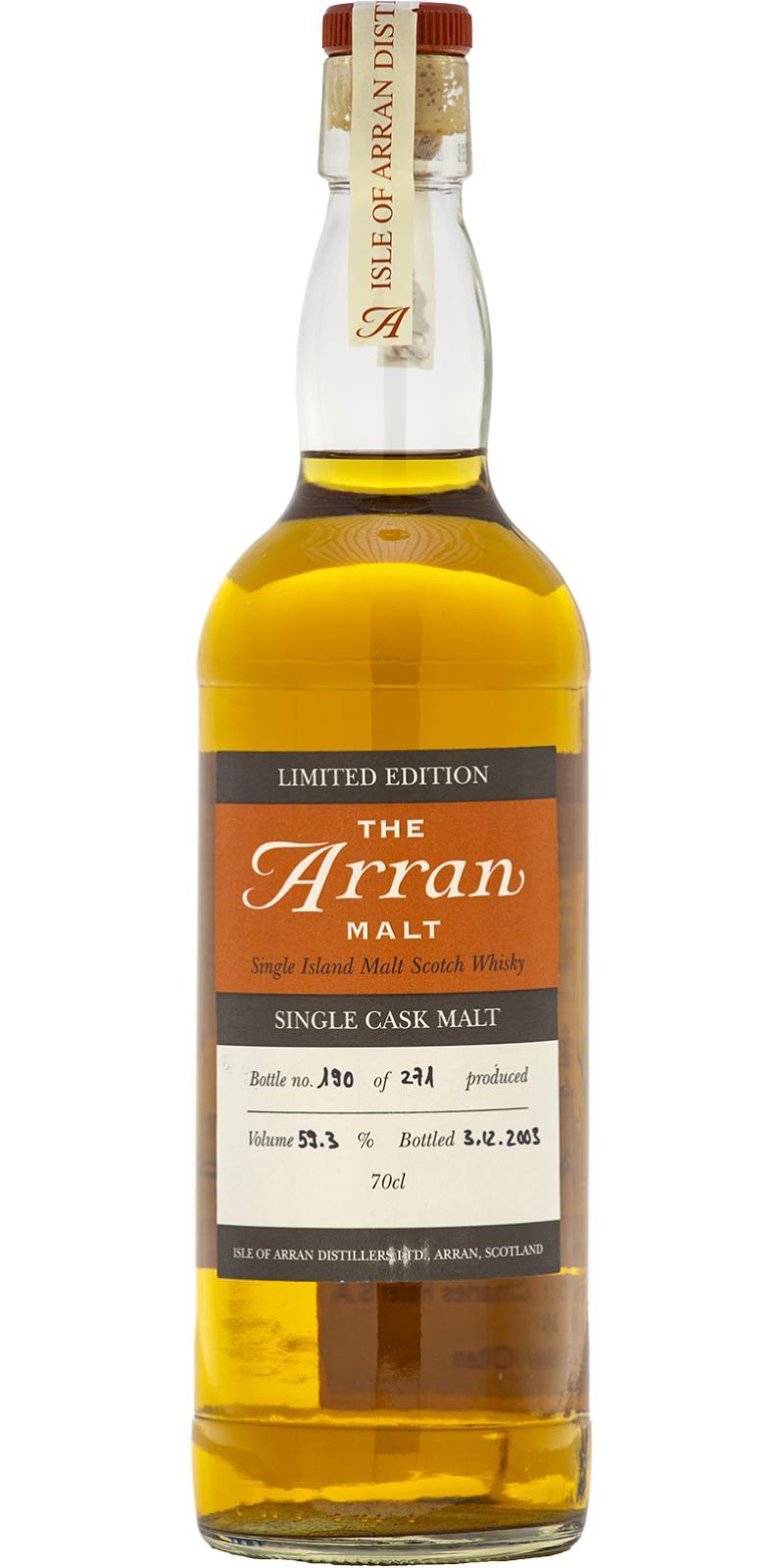 Arran Single Cask Malt Limited Edition