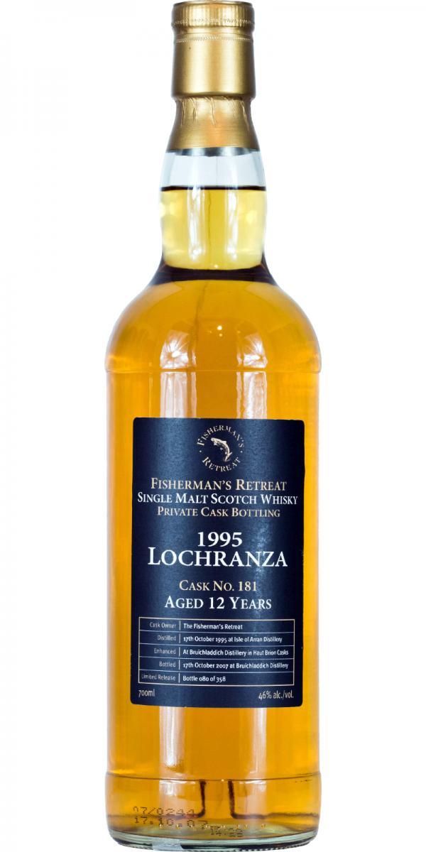Lochranza 1995 Fisherman's Retreat - Private Cask Bottling