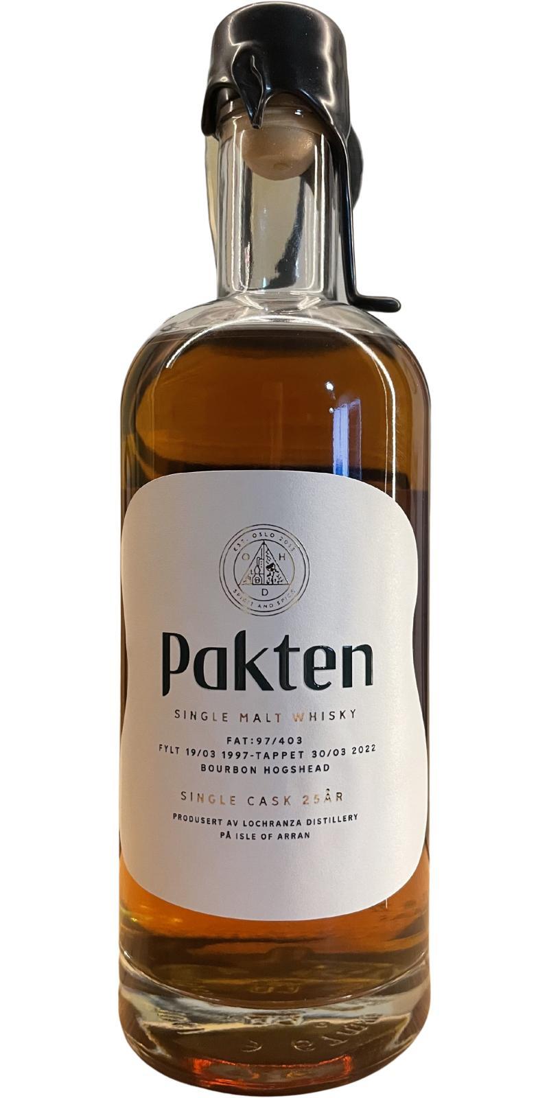 Lochranza 1997 Pakten Private Cask
