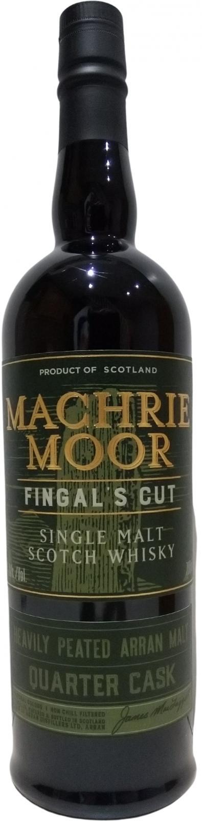 Machrie Moor Fingal's Cut Heavily Peated Arran Malt