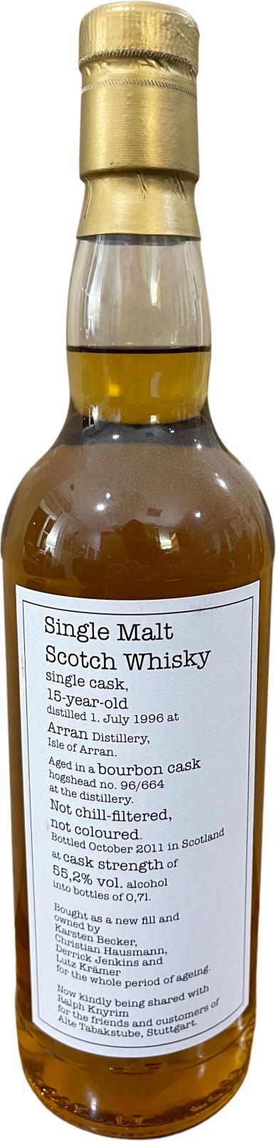 Arran 1996 AT Single Malt Scotch Whisky